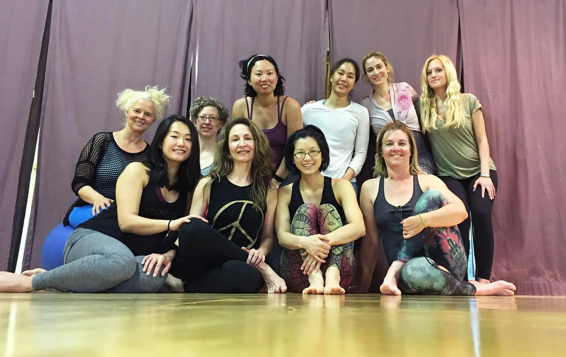 A Poppy teacher-training cohort gathered in the studio